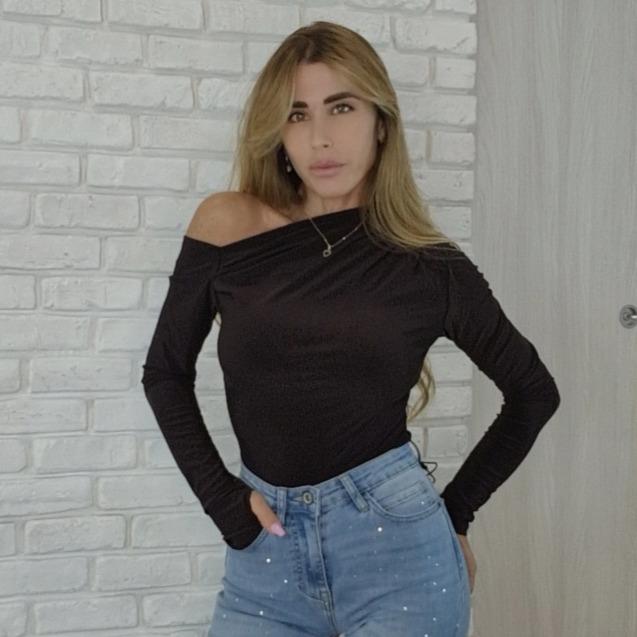 Body FIT Glam  Plissè  "New Collection" - Taglia Unica -