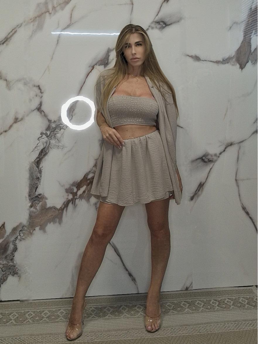 Completo Set 3 Pezzi Tortora