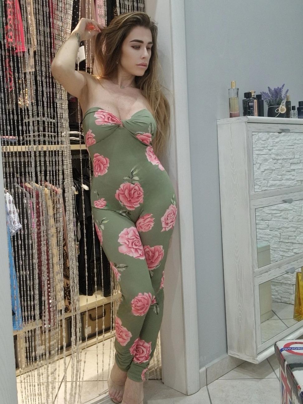 Jumpsuit Pink Flowers