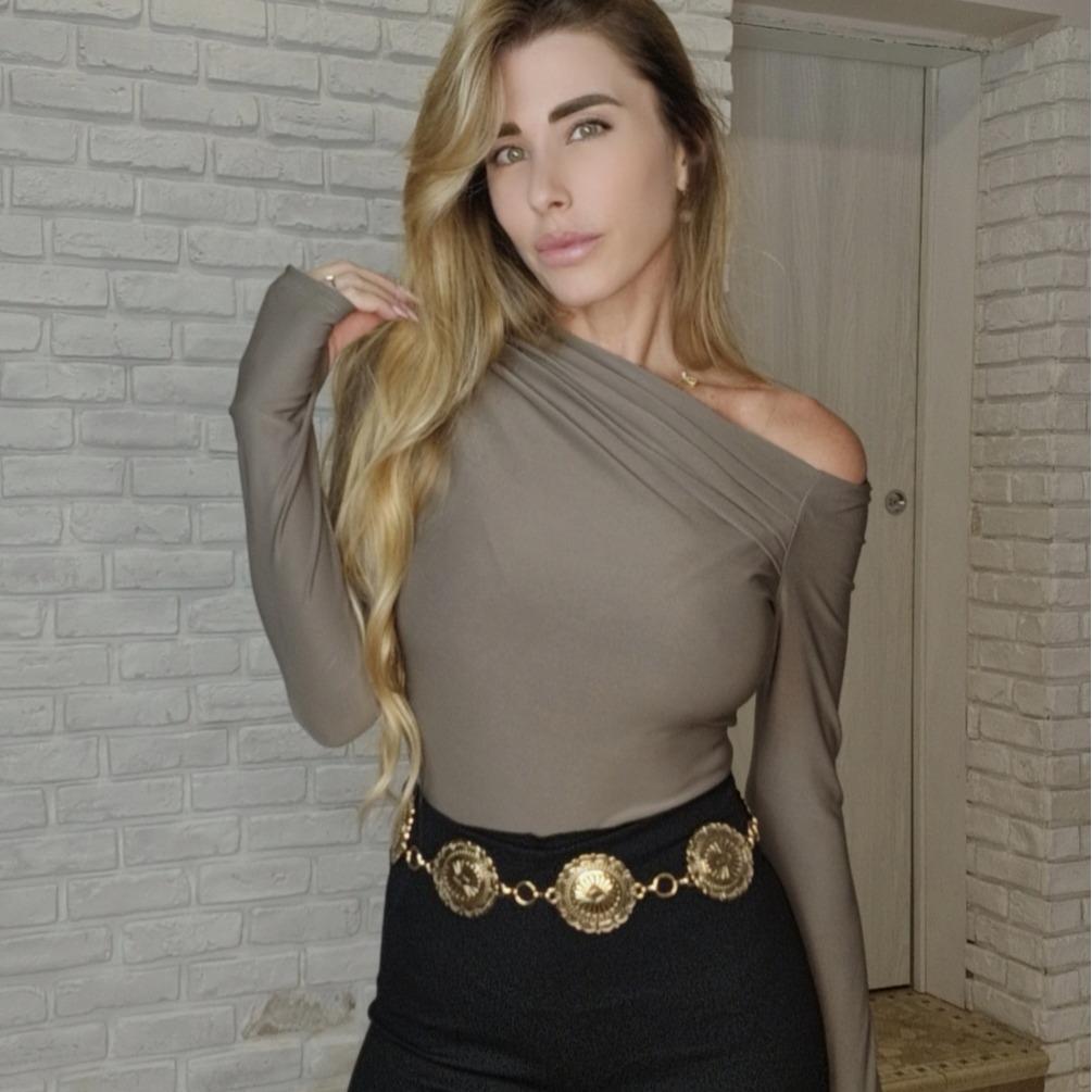 Body FIT Glam  Plissè  "New Collection" - Taglia Unica -