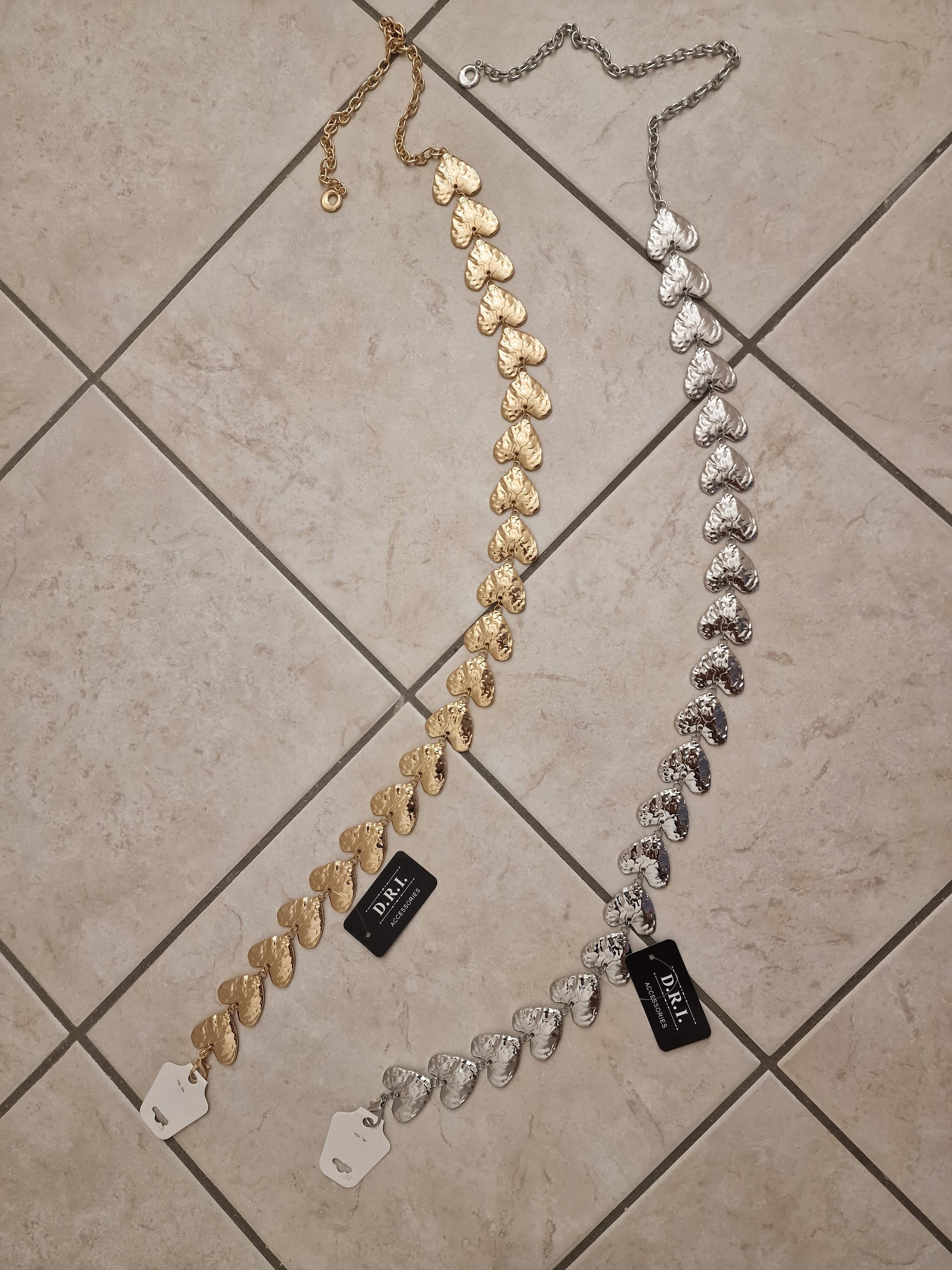 Cuore Cintura In Oro E Argento Con Finitura Perfetta Per Vari Abiti Scelta Di Stile Elegante E Versatile