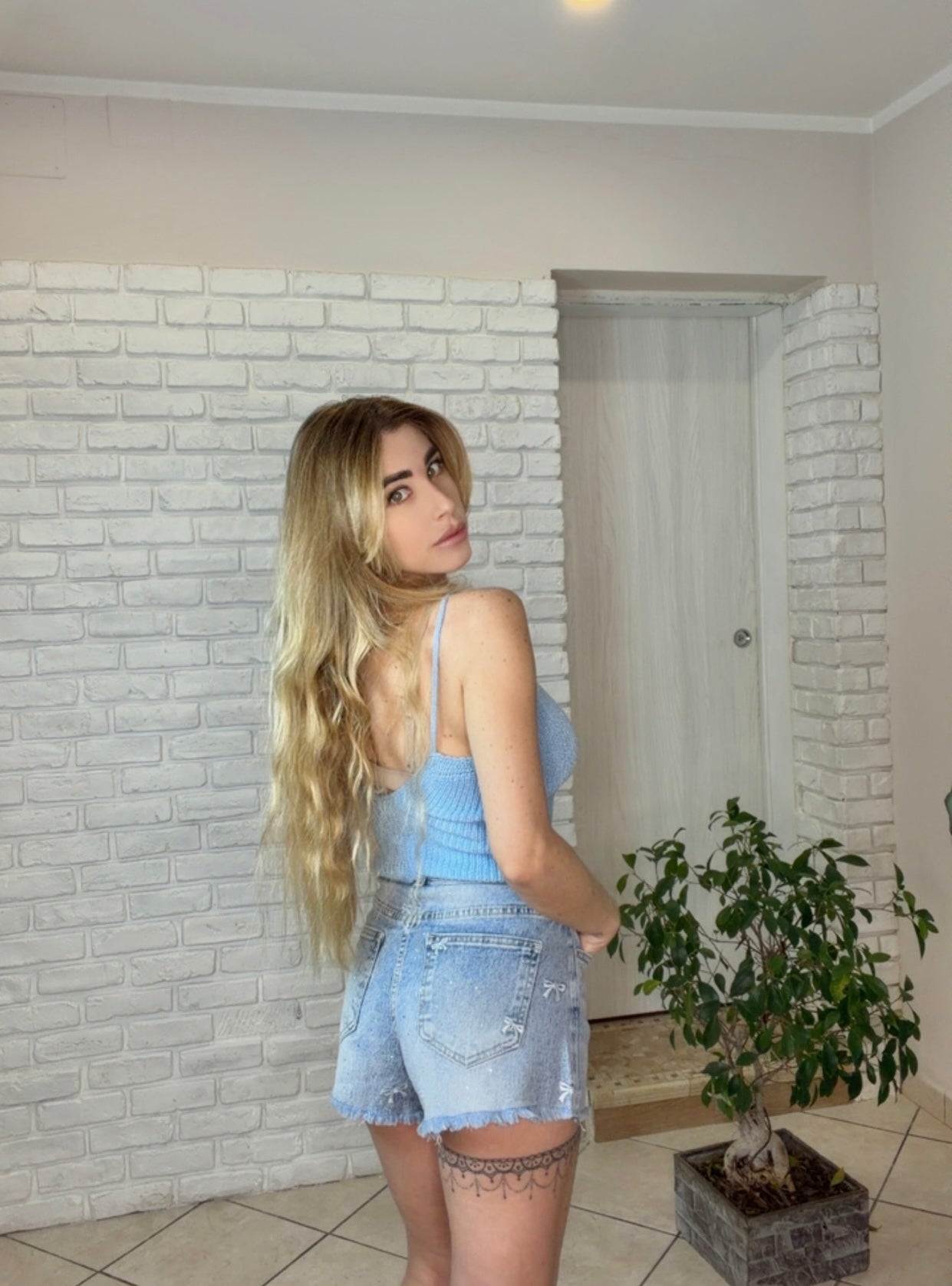 Shorts Bow Shine