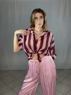 Camicia Satin Collection con Colletto