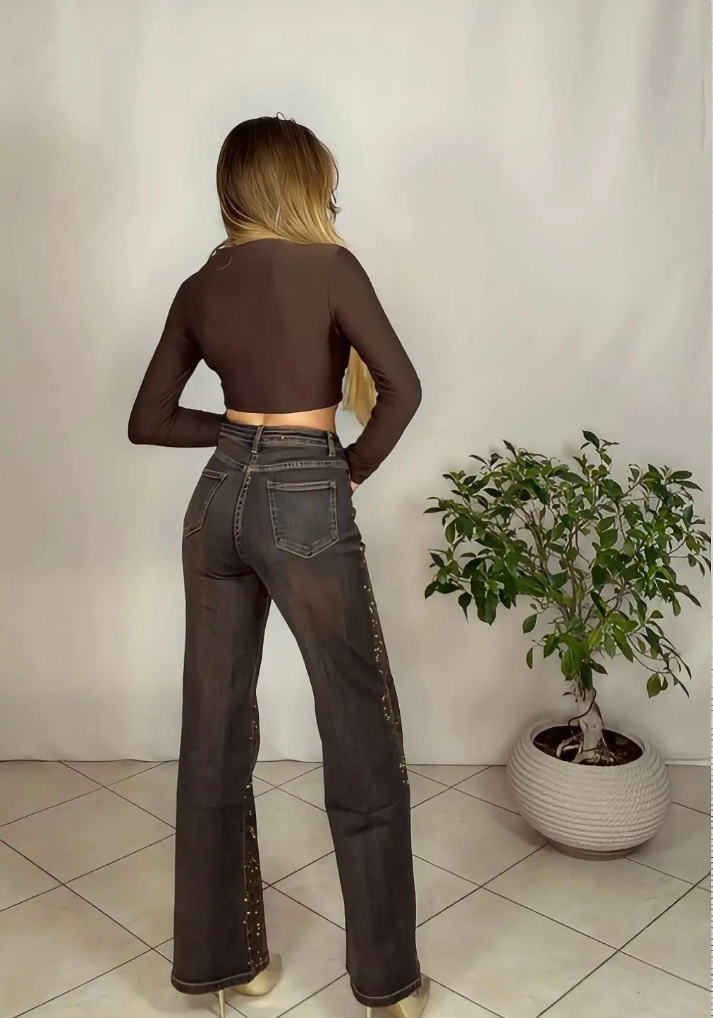 Denim Gold Shine