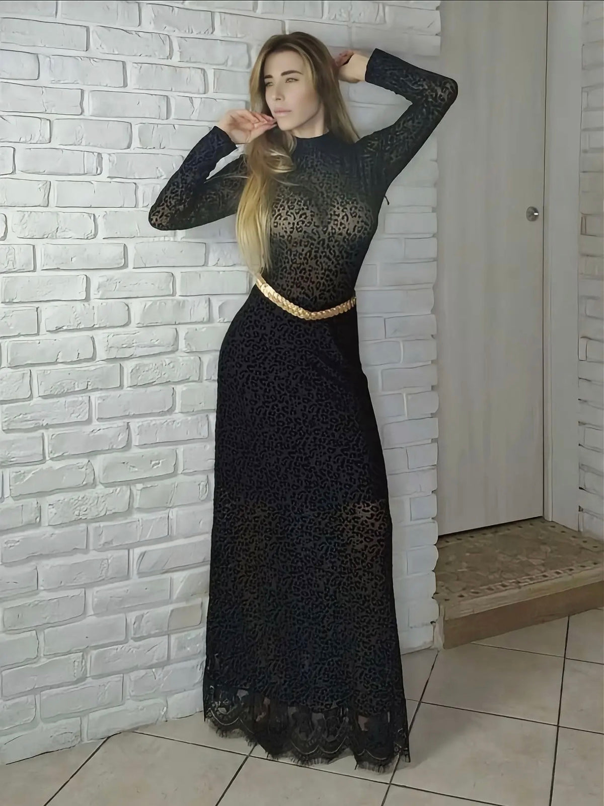 Maxi Gonna LEO con pizzo