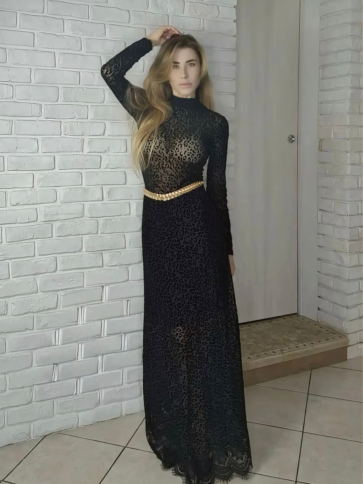 Maxi Gonna LEO con pizzo