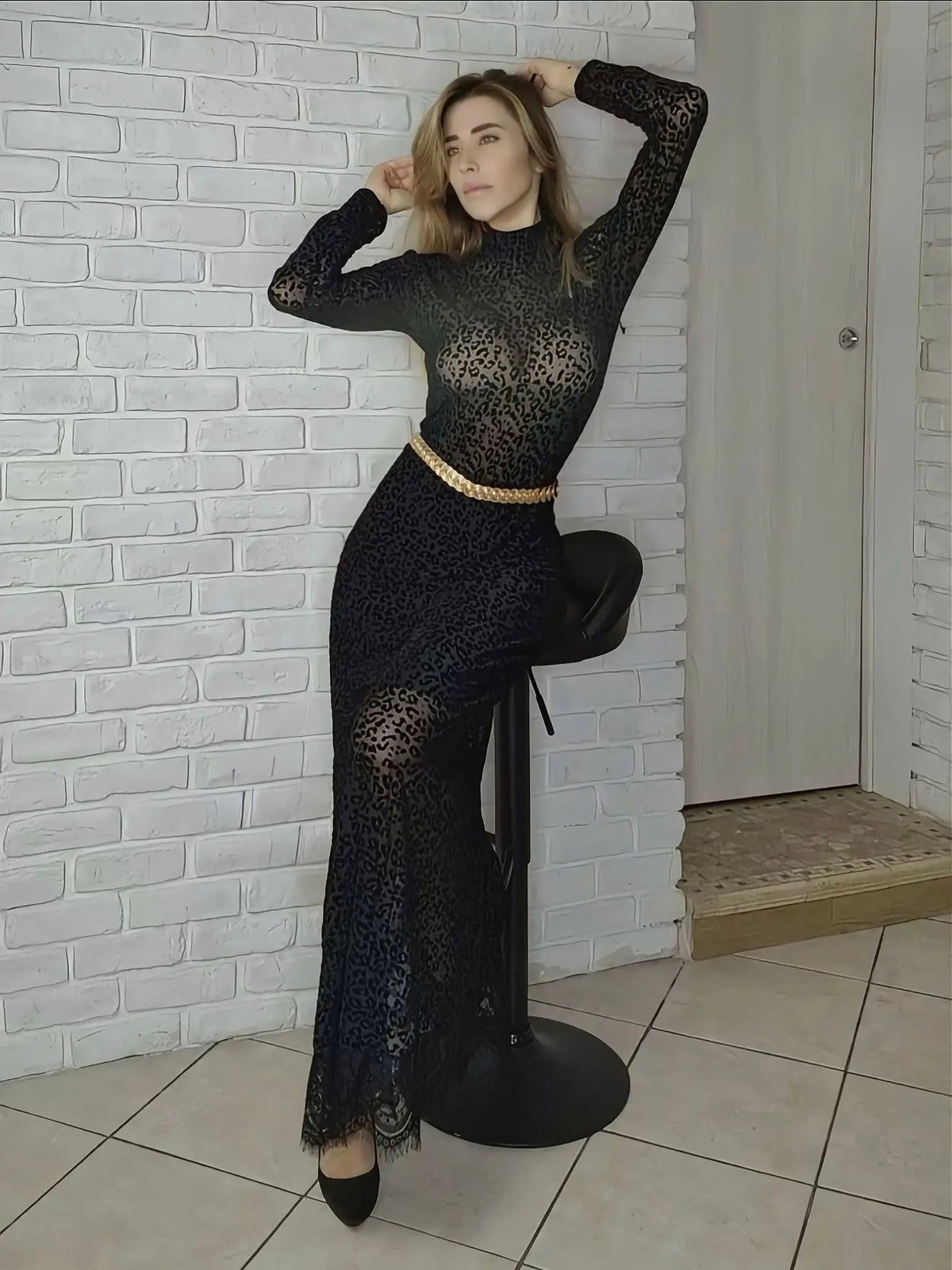 Maxi Gonna LEO con pizzo