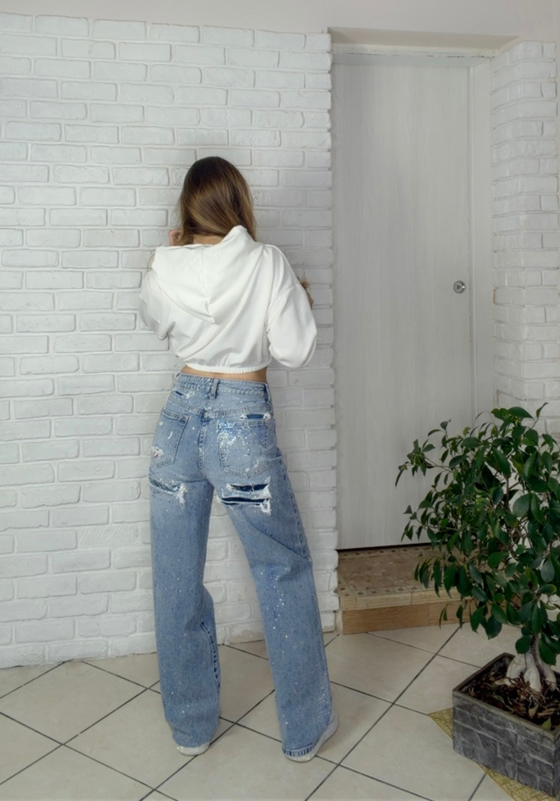 Denim Broken Shine