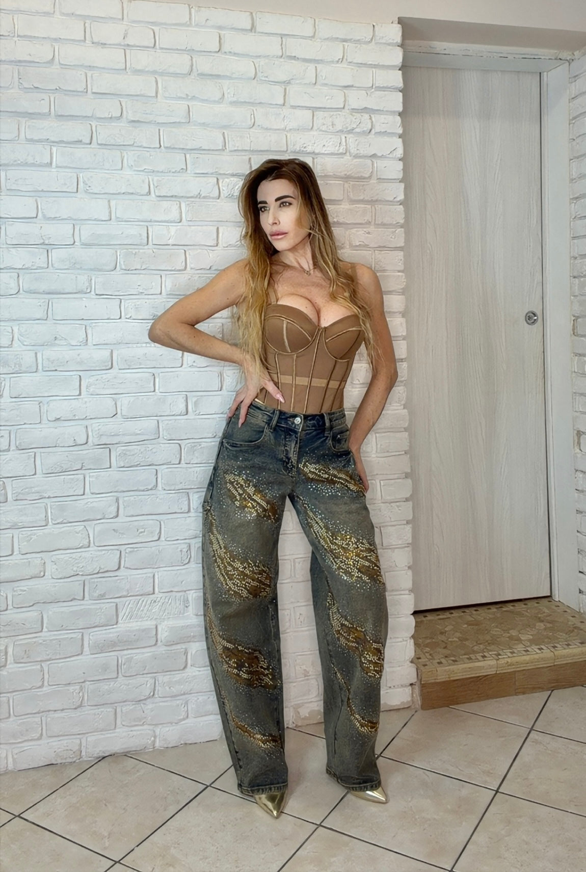 Denim Desert Gold