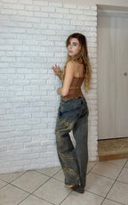 Denim Desert Gold