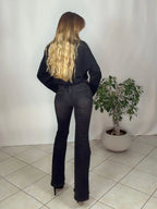Denim Belt Shine