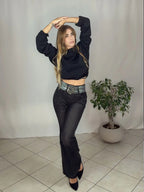 Denim Belt Shine