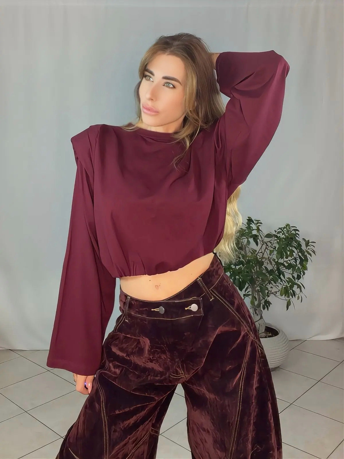 Maglia Sabi Crop