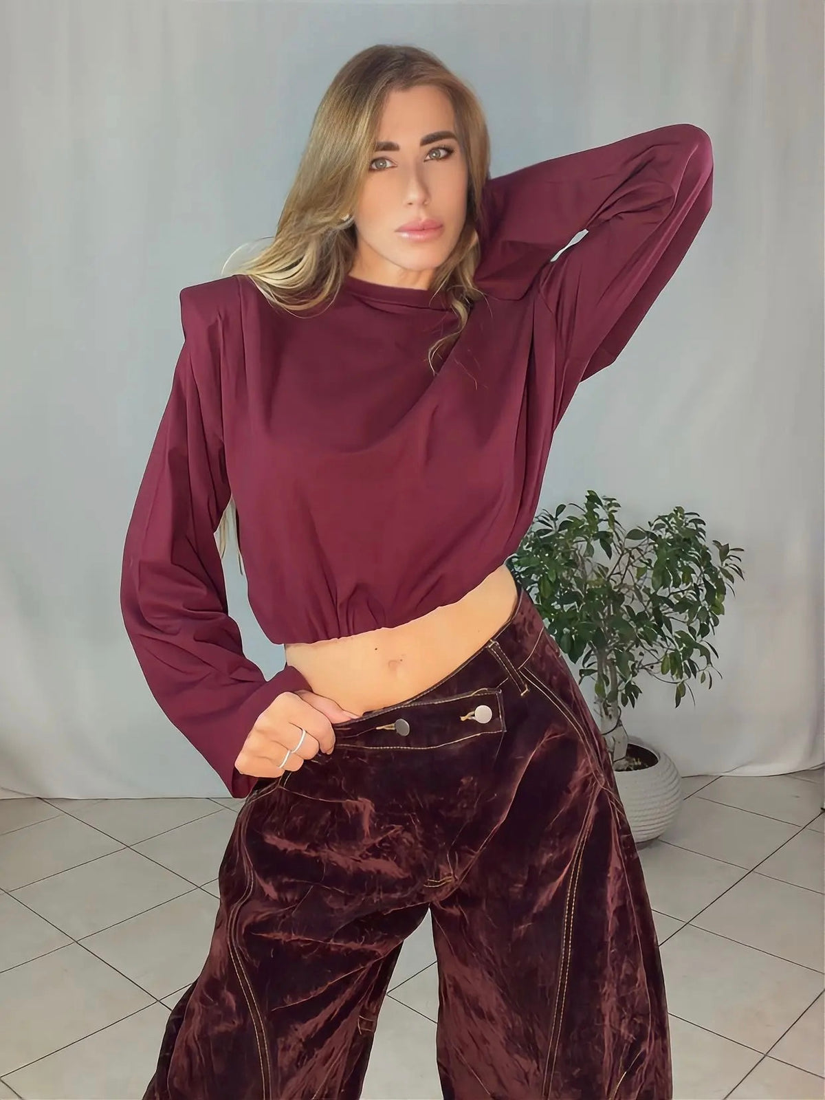 Maglia Sabi Crop