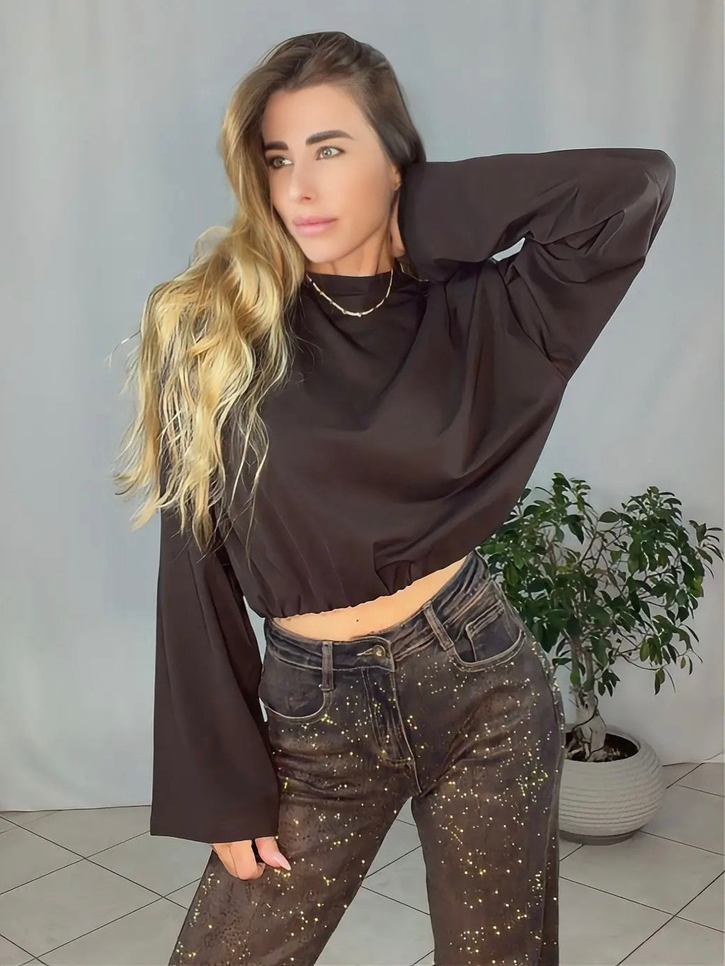 Maglia Sabi Crop
