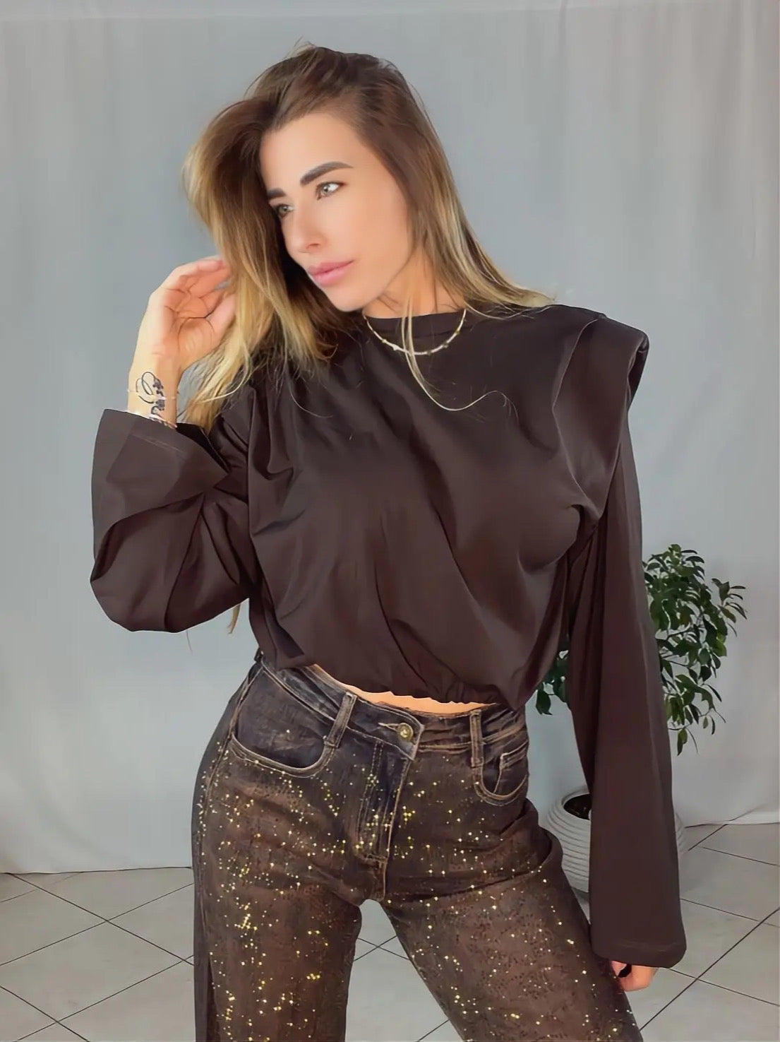 Maglia Sabi Crop