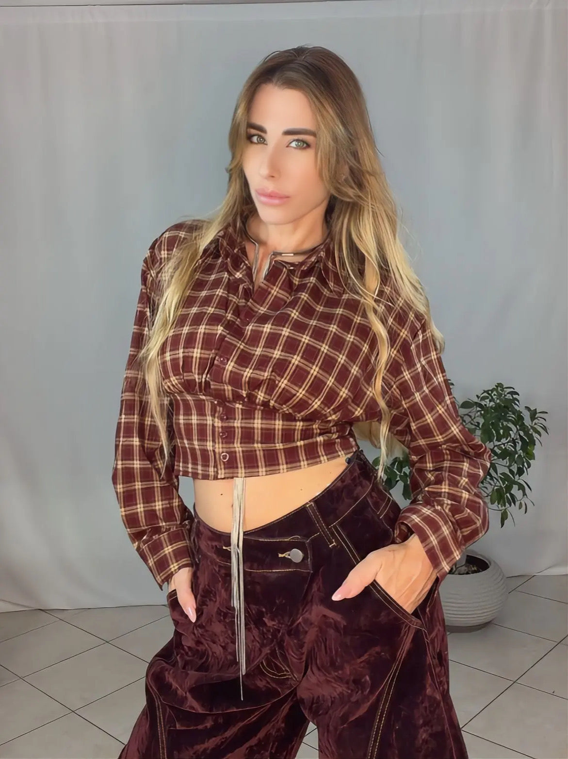 Camicia Lola Crop