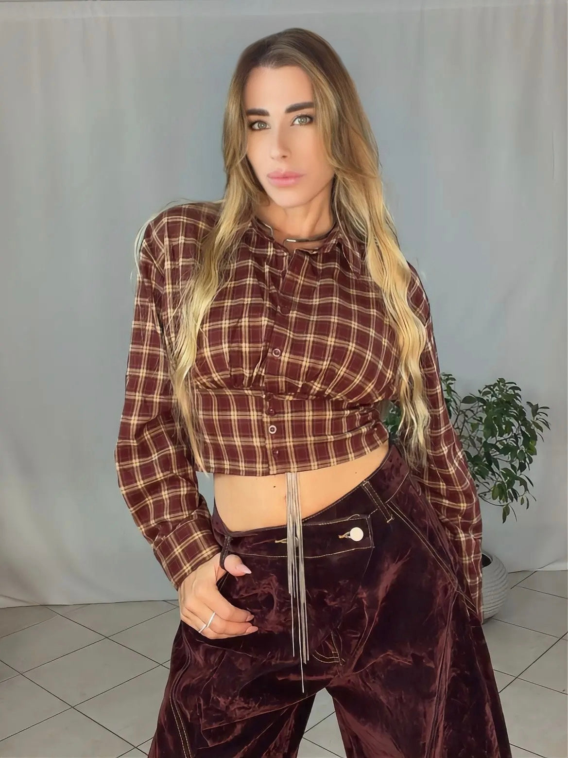 Camicia Lola Crop