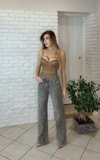 Denim LEO RAME' Strass