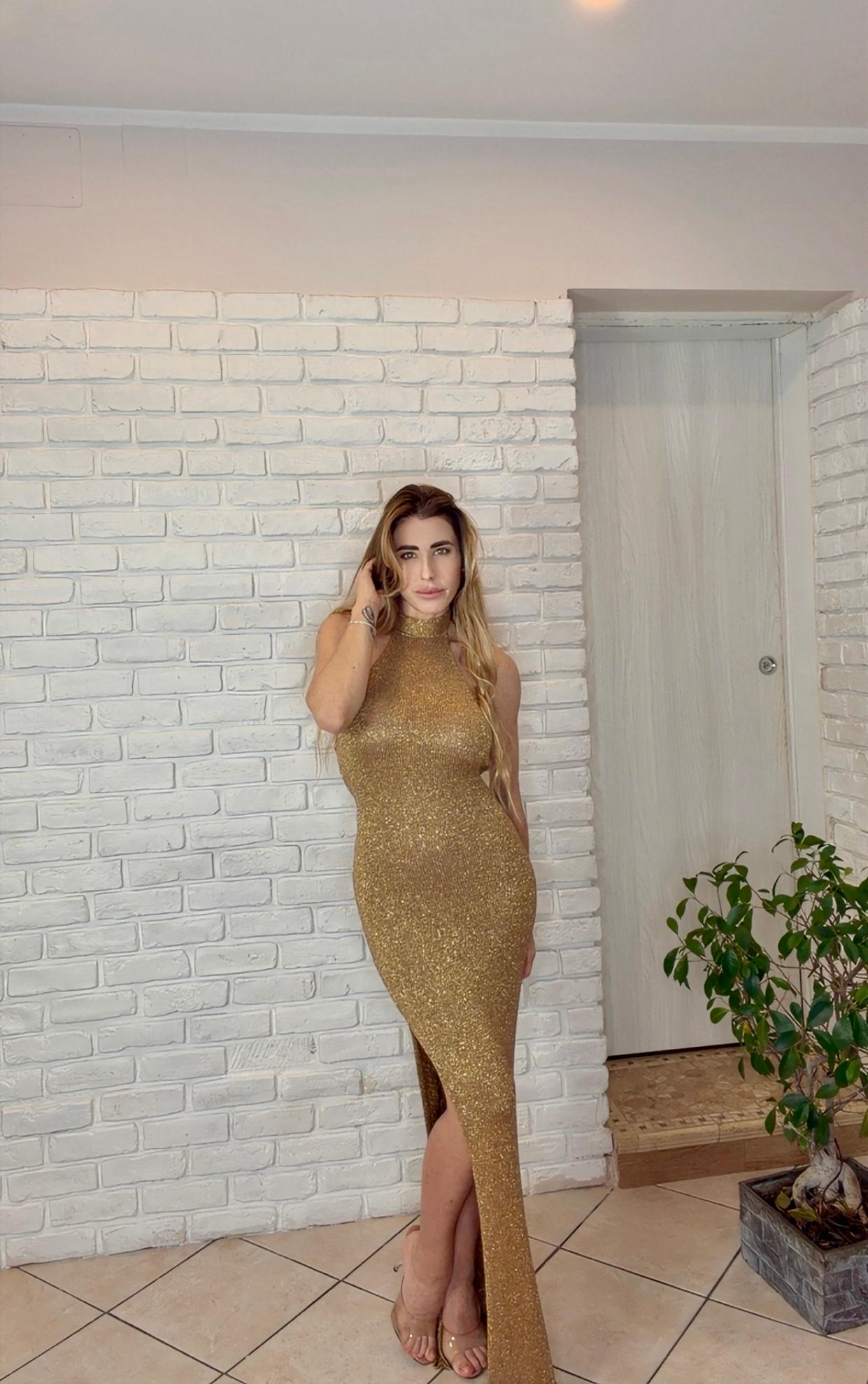 Maxi Dress SIRENA Lurex
