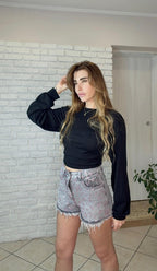 Shorts Leo Pink Strass