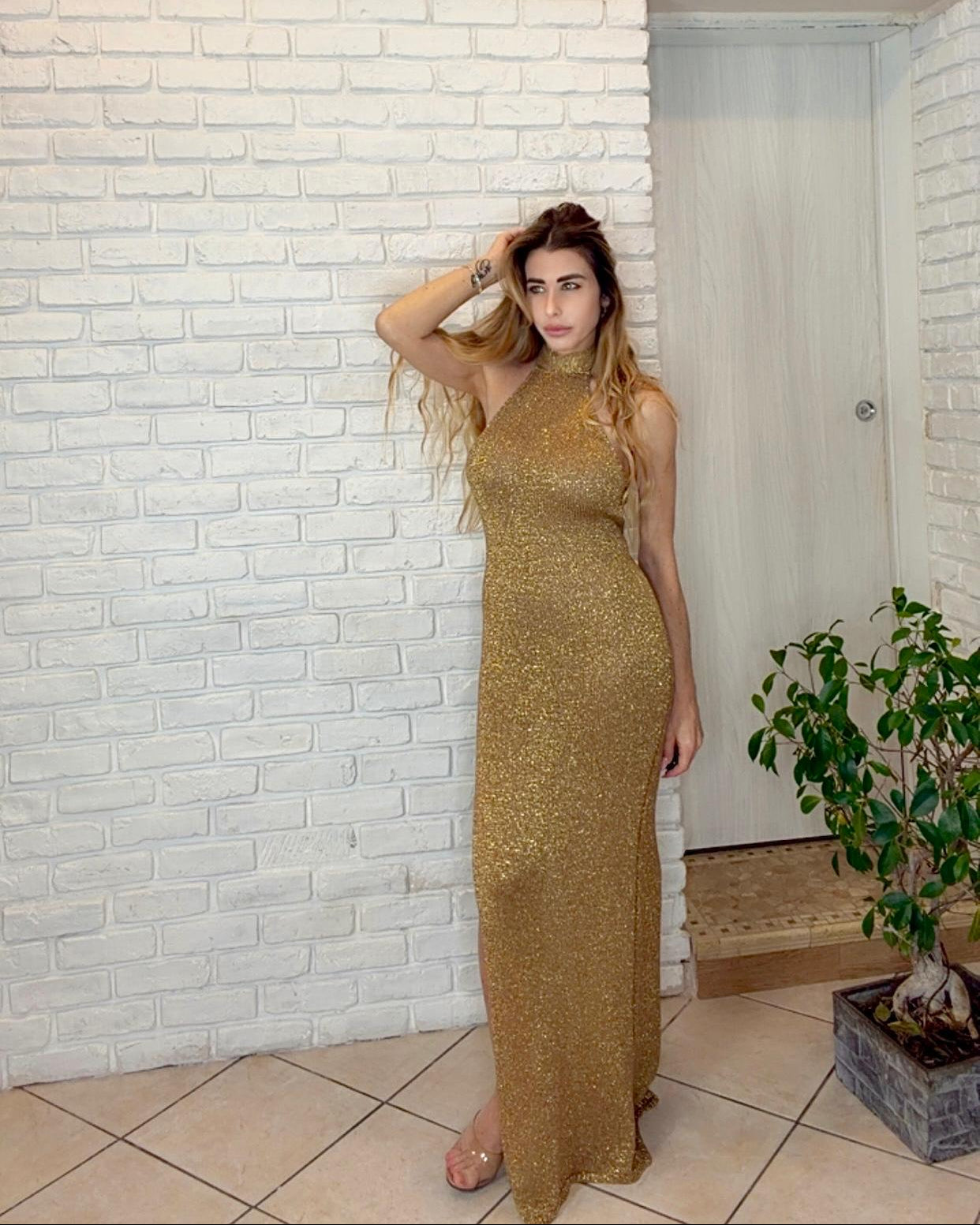 Maxi Dress SIRENA Lurex
