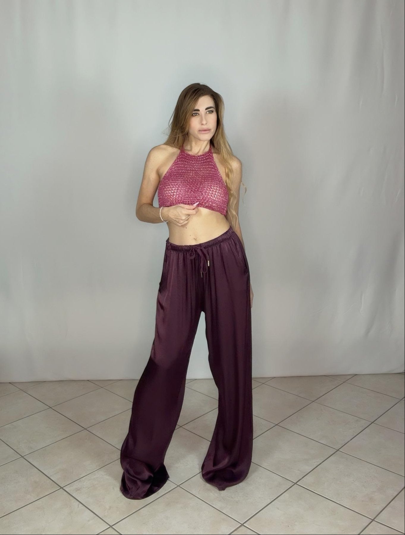 Pantalone Satin