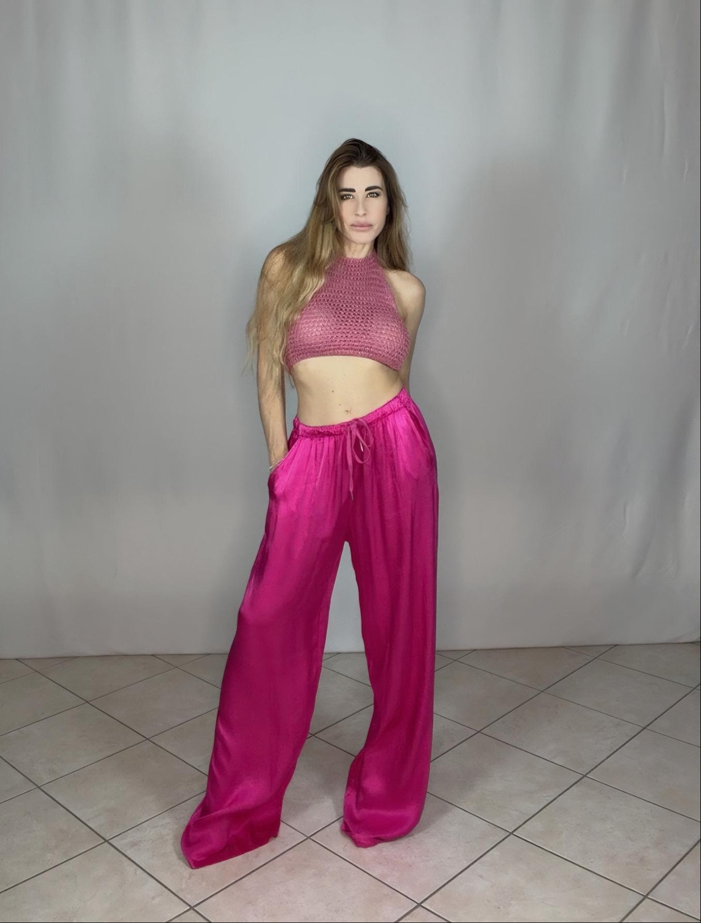 Pantalone Satin